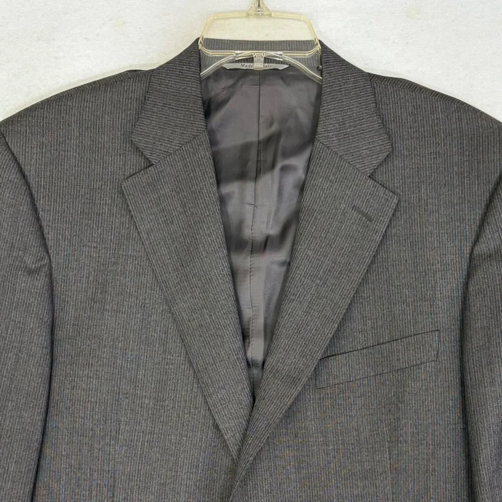 Canali Siena 2 Piece Suit Mens 46R Charcoal Grey Wool 2-Button Modern Made Italy